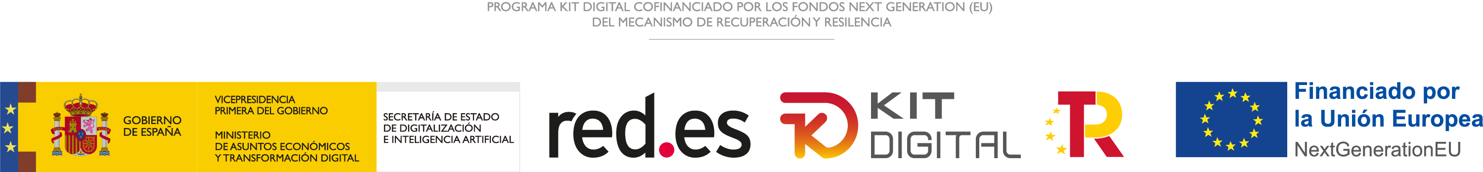 Logotipos de justificación del Programa Kit Digital